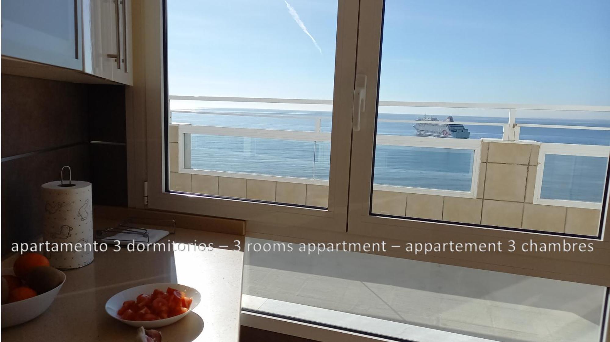 Increible Atico Con Vistas A La Bahia De Almería Exterior foto